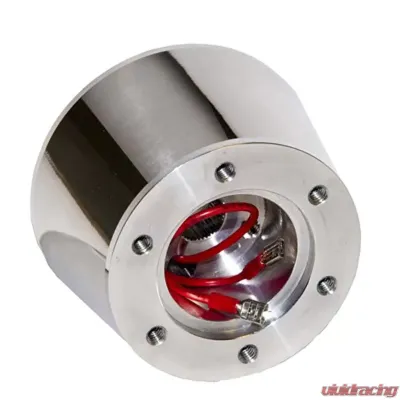 Scott Drake 6 Hole Steering Column Adapter w/Double Connector Billet Ford Mustang 1968-1973 - S8MS-3511-P-6