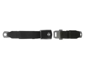Scott Drake Concours Deluxe Black Seat Belt Ford Mustang 1968-1970