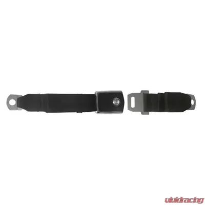 Scott Drake Concours Deluxe Black Seat Belt Ford Mustang 1968-1970 - SB-BK-68-C
