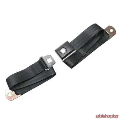 Scott Drake Push button Seat belt - SB-BK-PBSB-72