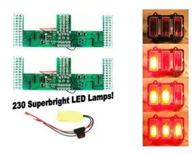 Scott Drake LED Sequential Tail Light Kit Super Bright Ford Mustang 1969