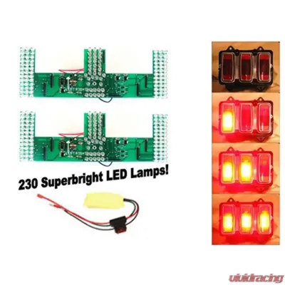 Scott Drake LED Sequential Tail Light Kit Super Bright Ford Mustang 1969 - SD-6003-UB