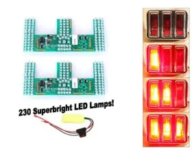 Scott Drake LED Sequential Tail Light Kit Super Bright Ford Mustang 1967-1968