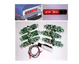 Scott Drake LED Sequential Tail Light Kit Super Bright Ford Mustang 1967-1968