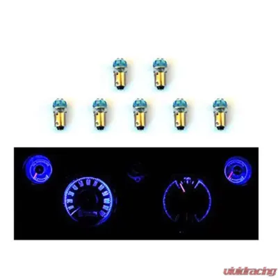 Scott Drake Instrument Panel LED Light Bulb Set Ford Mustang 1967-1968 - SD-6768-GA-BL