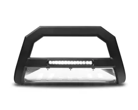 Armordillo AR Bull Bar with LED - Matte Black withAluminum Skid Plate Jeep wrangler 2007-2009
