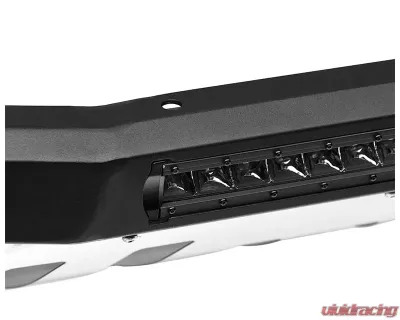 Armordillo AR Bull Bar with LED - Matte Black Aluminum Skid Plate for Jeep Wrangler 2007-2009 - 7163027