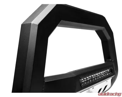 Armordillo AR Bull Bar with LED - Matte Black Aluminum Skid Plate for Jeep Wrangler 2007-2009 - 7163027
