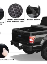 Armordillo CoveRex TFX Series Folding Truck Bed Tonneau Cover (5 Ft Bed) Jeep Gladiator 2020-2023                                     - 8705278 - Image 3