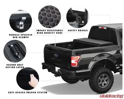 Armordillo CoveRex TFX Series Folding Truck Bed Tonneau Cover (5 Ft Bed) Jeep Gladiator 2020-2023 - 8705278