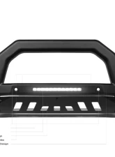 Armordillo AR-T Bull Bar with Parking Sensor - Matte Black for Nissan Titan XD 2016-2023                                     - 8704783 - Image 4