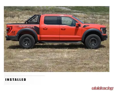 Armordillo Matte Black FX Running Board w/ LED Ford F-150 Super Crew 2015-2022 - 8710470