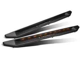 Armordillo Matte Black FX Running Board w/ LED Ford F-150 Super Crew 2015-2022