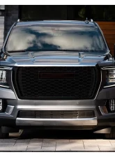 Armordillo Gloss Black Mesh Style Front Grill GMC Yukon | Yukon XL 2021-2022                                     - 8711064 - Image 5