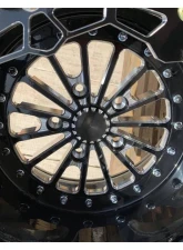 Alba Racing Crushers Pro Billet UTV Beadlock Wheels 15" 5x4.5 Polaris Pro R 2022+                                     - 608-15-4.5-FCT-MIT-B - Image 3