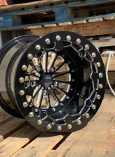 Alba Racing Crushers Pro Billet UTV Beadlock Wheels 15" 5x4.5 Polaris Pro R 2022+                                     - 608-15-4.5-FCT-MIT-B - Image 5