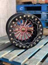 Alba Racing Crushers Pro Billet UTV Beadlock Wheels 15" 5x4.5 Polaris Pro R 2022+                                     - 608-15-4.5-FCT-MIT-B - Image 6