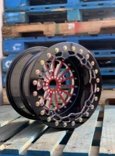 Alba Racing Crushers Pro Billet UTV Beadlock Wheels 15" 5x4.5 Polaris Pro R 2022+                                     - 608-15-4.5-FCT-MIT-B - Image 7