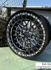 Alba Racing Fractal Crushers Billet Beadlock Wheels 15" 6x5.5 Can-Am Maverick R 2024                                     - 608-15-5.5-FCT-FCT-MIT-B - Image 10