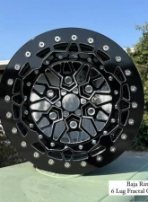 Alba Racing Fractal Crushers Billet Beadlock Wheels 15" 6x5.5 Can-Am Maverick R 2024                                     - 608-15-5.5-FCT-FCT-MIT-B - Image 6