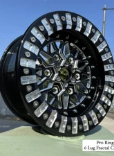 Alba Racing Fractal Crushers Billet Beadlock Wheels 15" 6x5.5 Can-Am Maverick R 2024                                     - 608-15-5.5-FCT-FCT-MIT-B - Image 7