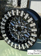 Alba Racing Fractal Crushers Billet Beadlock Wheels 15" 6x5.5 Can-Am Maverick R 2024                                     - 608-15-5.5-FCT-FCT-MIT-B - Image 8