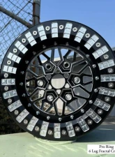 Alba Racing Fractal Crushers Billet Beadlock Wheels 15" 6x5.5 Can-Am Maverick R 2024                                     - 608-15-5.5-FCT-FCT-MIT-B - Image 9