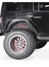 Reaper Off-Road Rear Fender Liner N2 w/ Textured Black Coating Jeep Wrangler JL 2018-2021                                     - JFL02-B - Image 3