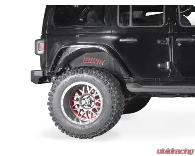 Reaper Off-Road Rear Fender Liner N2 w/ Textured Black Coating Jeep Wrangler JL 2018-2021 - JFL02-B