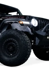 Reaper Off-Road Black Texture Coating Front Fender Liner Jeep Gladiator JT | Wrangler JL | JLU 2018-2022                                     - JFL06-B - Image 2