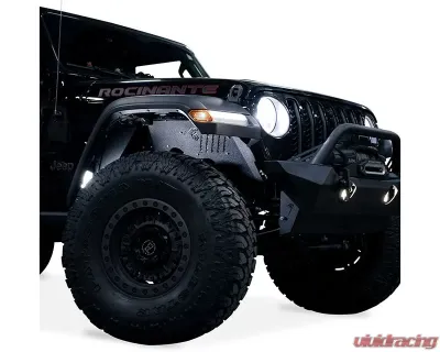 Reaper Off-Road Black Texture Coating Front Fender Liner Jeep Gladiator JT | Wrangler JL | JLU 2018-2022 - JFL06-B