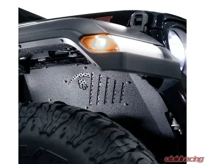 Reaper Off-Road Black Texture Coating Front Fender Liner Jeep Gladiator JT | Wrangler JL | JLU 2018-2022 - JFL06-B
