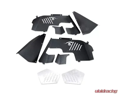 Reaper Off-Road Black Texture Coating Front Fender Liner Jeep Gladiator JT | Wrangler JL | JLU 2018-2022 - JFL06-B