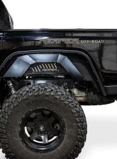 Reaper Off-Road Black Texture Coating Rear Fender Jeep Gladiator JT 2020-2022                                     - JTFNDRX1-B - Image 2