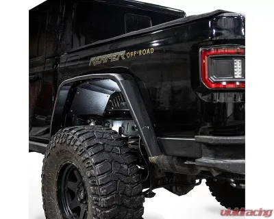 Reaper Off-Road Black Texture Coating Rear Fender Jeep Gladiator JT 2020-2022 - JTFNDRX1-B