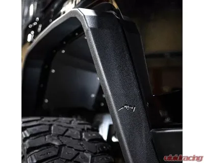 Reaper Off-Road Black Texture Coating Rear Fender Jeep Gladiator JT 2020-2022 - JTFNDRX1-B