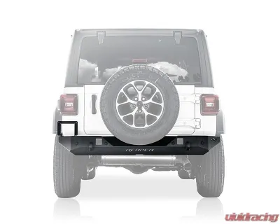 Reaper Off-Road Immortal Stainless Steel Rear Bumper Kit w/ Sensors & Fog Light Openings Jeep Wrangler JL | JLU 2018+ - JLRBX2B