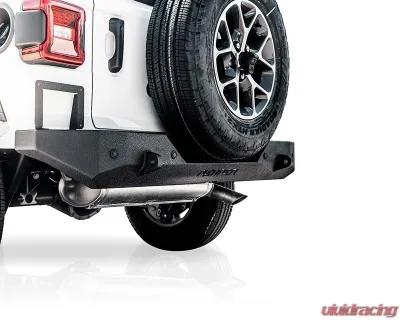 Reaper Off-Road Immortal Stainless Steel Rear Bumper Kit w/ Sensors & Fog Light Openings Jeep Wrangler JL | JLU 2018+ - JLRBX2B