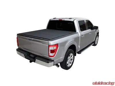 ACCESS Cover LOMAX Fold Cover 5ft 7" Black Diamond Plate Ram 1500 2019-2023 - B4040039