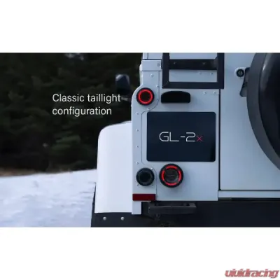 Glohh GL-2x Taillight Dark Tinted Land Rover Defender 90|110|130 1990-2016 - GL-2x