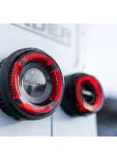 Glohh GL-2x Taillight Dark Tinted Land Rover Defender 90|110|130 1990-2016                                     - GL-2x - Image 9