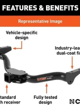 Curt 2" Class 3 Trailer Hitch Receiver Volkswagen Atlas 2021-2022                                     - 13481 - Image 3