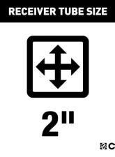 Curt 2" Class 3 Trailer Hitch Receiver Mitsubishi Outlander 2022                                     - 13487 - Image 2