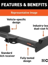 Curt 2" XTra Duty Class 5 Trailer Hitch Receiver Ram 1500 2019-2022                                     - 15005 - Image 3