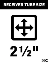 Curt 2 1/2" Commercial Duty Class 5 Trailer Hitch Receiver Chevrolet Silverado | Gmc Sierra 2500 HD | 3500HD 2021-2023                                     - 15010 - Image 2