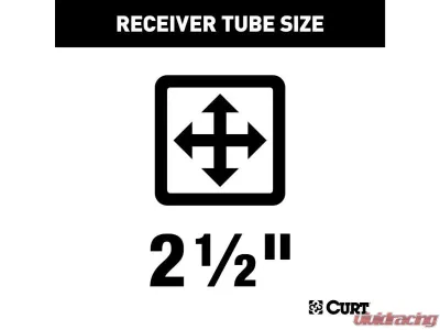 Curt 2 1/2" Commercial Duty Class 5 Trailer Hitch Receiver Chevrolet Silverado | Gmc Sierra 2500 HD | 3500HD 2021-2023 - 15010