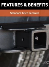 Curt 2 1/2" Commercial Duty Class 5 Trailer Hitch Receiver Chevrolet Silverado | Gmc Sierra 2500 HD | 3500HD 2021-2023                                     - 15010 - Image 4