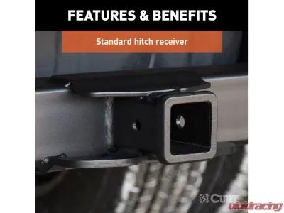 Curt 2 1/2" Commercial Duty Class 5 Trailer Hitch Receiver Chevrolet Silverado | Gmc Sierra 2500 HD | 3500HD 2021-2023 - 15010