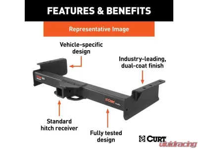 Curt 2" XTra Duty Class 5 Trailer Hitch Receiver Chevy Silverado | Gmc Sierra With Factory Receiver 2019-2022 - 15307