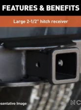 Curt 2 1/2" No Side Plates 62" Universal Weld-On Hitch Center Section Receiver                                     - 15922 - Image 4